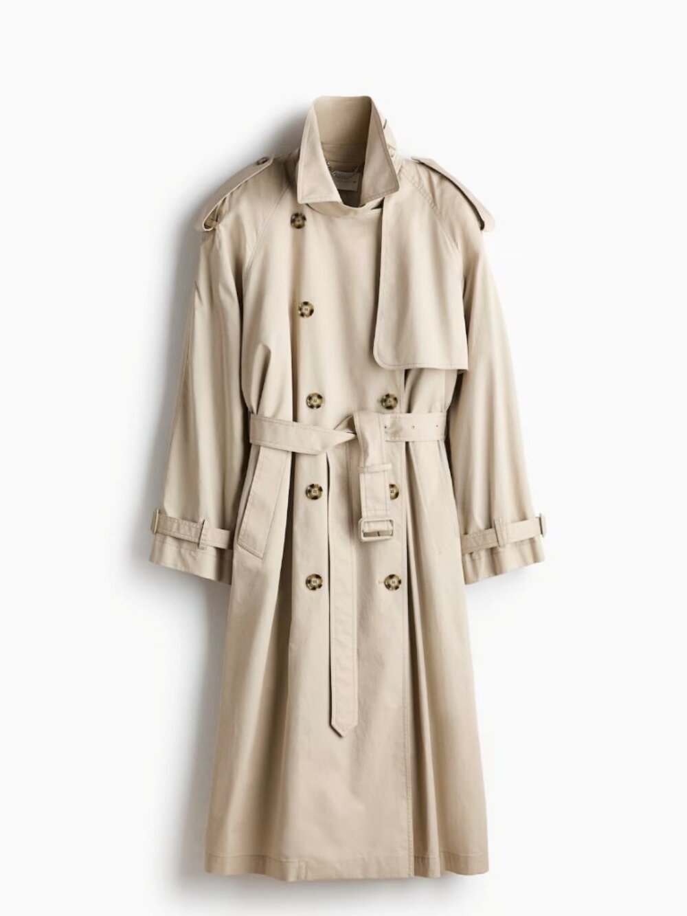 Classic Beige Trench Coat - Women's Timeless Trench - Picture 3 of 6